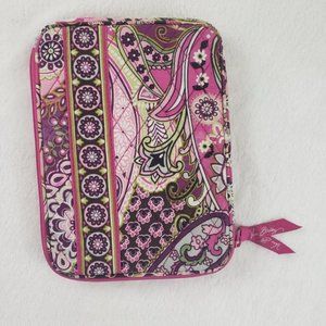 Vera Bradley quilted mini tablet zip sleeve case